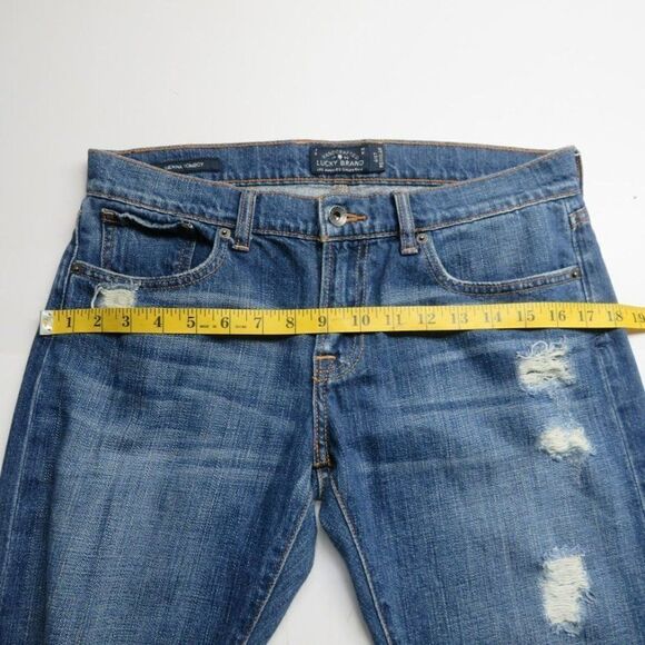 Lucky Brand Sienna Tomboy Jeans Women's Size 4 Medium Wash Blue Denim 27X32 - Picture 9 of 13